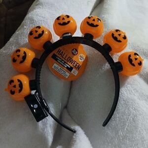 Halloween Light-Up Pumpkin Headband